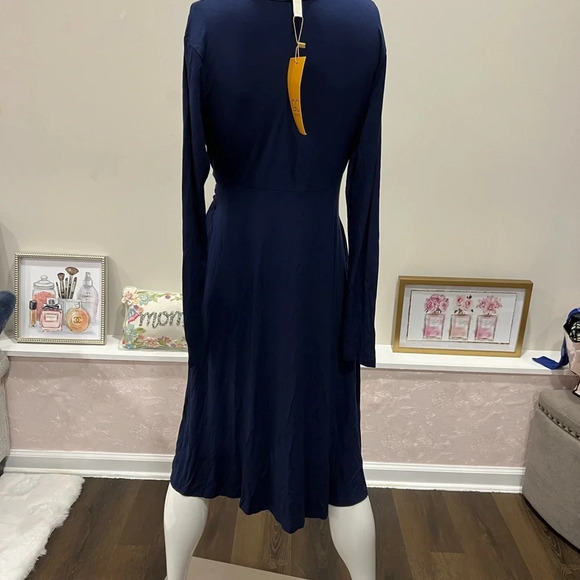 GRECERELLE Summer Fall navy Dress - Picture 3 of 5